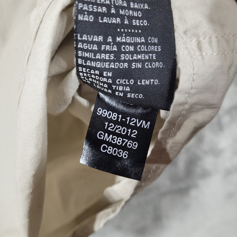 Harley-Davidson Button Up Shirt Mens XL Beige Logo Tape Snap Collar 99081-12VM - Picture 6 of 10